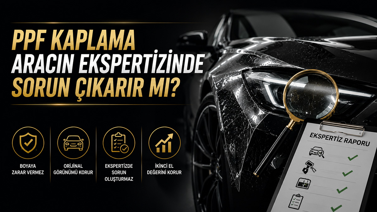 PPF Kaplama Aracın Ekspertizinde Sorun Çıkarır mı?