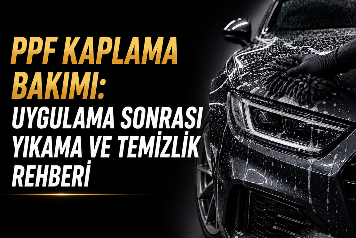 PPF Kaplama Bakımı: Uygulama Sonrası Yıkama ve Temizlik Rehberi