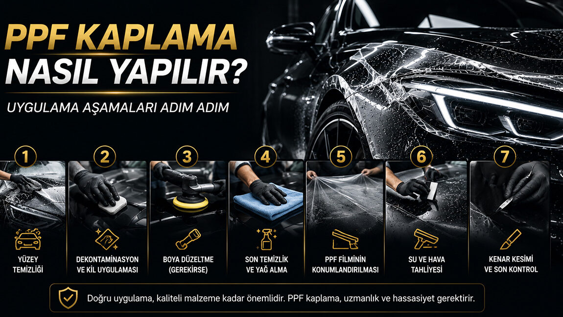 PPF Kaplama Nasıl Yapılır? Uygulama Aşamaları Adım Adım